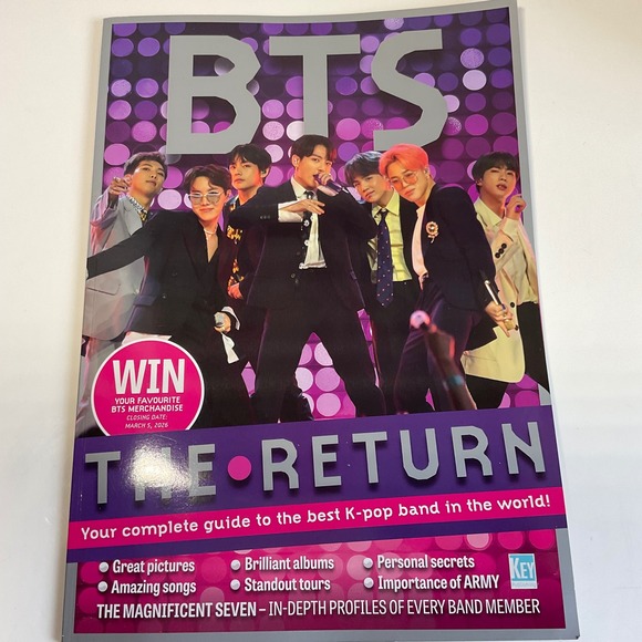 Key Publishing Other - BTS The Return Bookazine Complete K-Pop Guide Key Publishing Magazine 2026